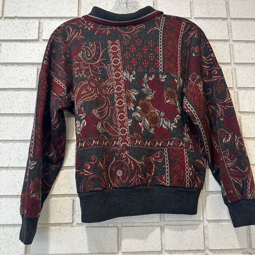 Orbit Sport Vintage Collared Grandpa Sweater size XS/small - Picture 5 of 10
